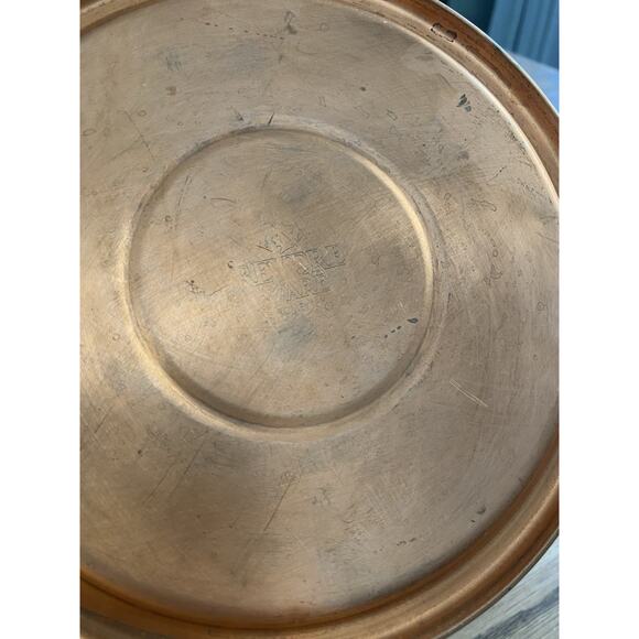 Vintage 1801 Revere Ware Copper Brass Tea Pot Kettle Vintage Copper Pot Rome NY - Picture 5 of 8